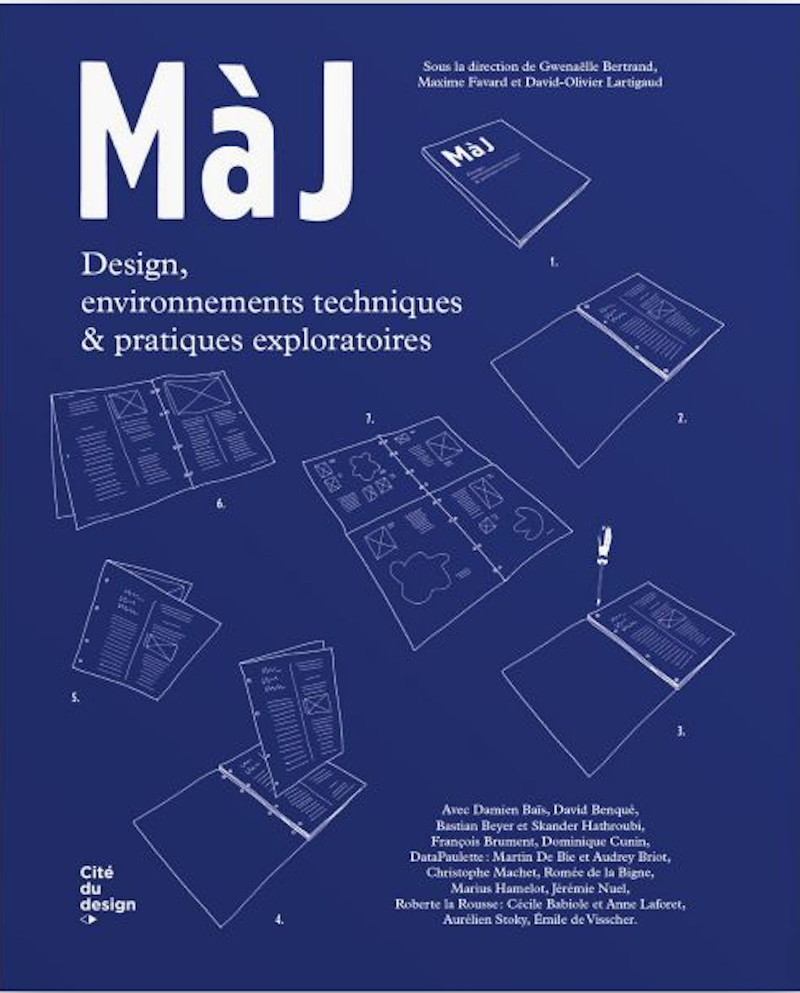 Couverture de l'ouvrage MàJ, éditions Cité du Design, 2021